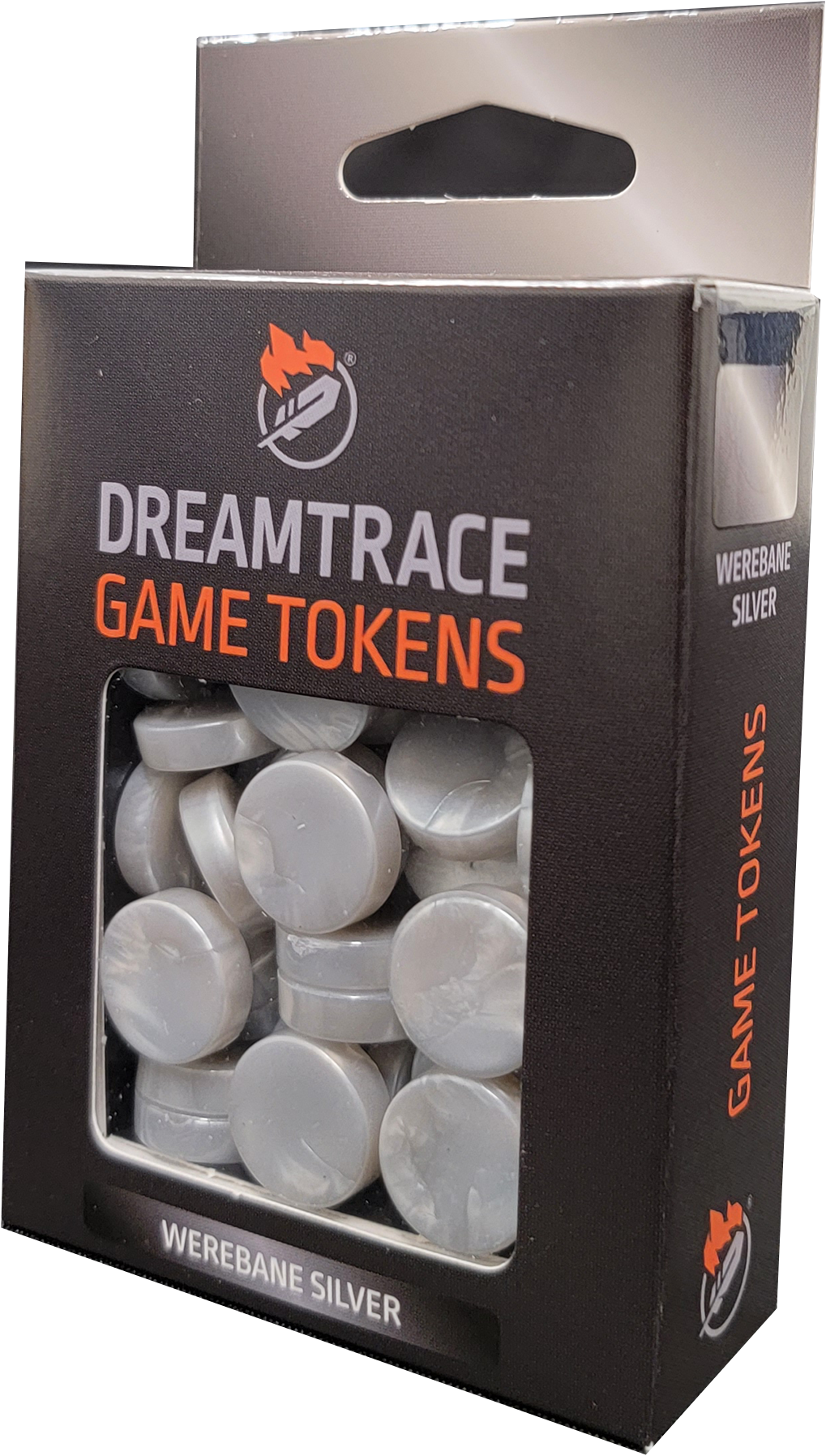 Dreamtrace Gaming Tokens: Werebane Silver 