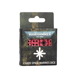 Warhammer 40,000: Chaos Space Marines: Dice Set