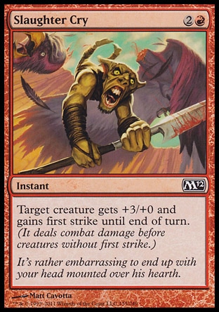 Magic: 2012 Core Set 155: Slaughter Cry 