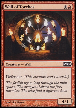 Magic: 2012 Core Set 159: Wall of Torches 