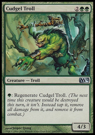 Magic: 2012 Core Set 169: Cudgel Troll - Foil 