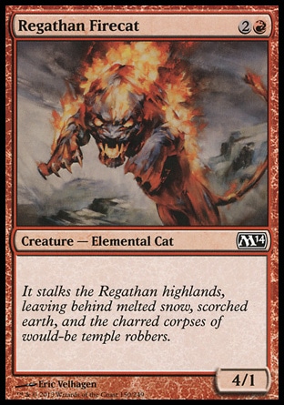 Magic: 2014 Core Set 150: Regathan Firecat 