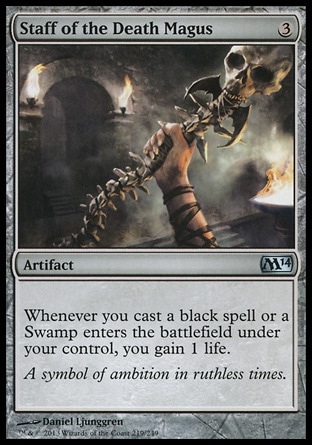 Magic: 2014 Core Set 219: Staff of the Death Magus 