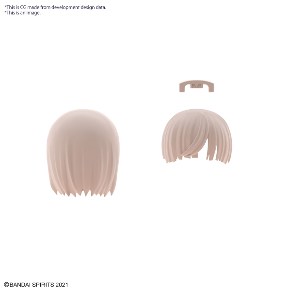 30 Minute Sisters: Option Hair Style Parts Vol. 8 Straight Hair 2 (Colour Brown 3) 