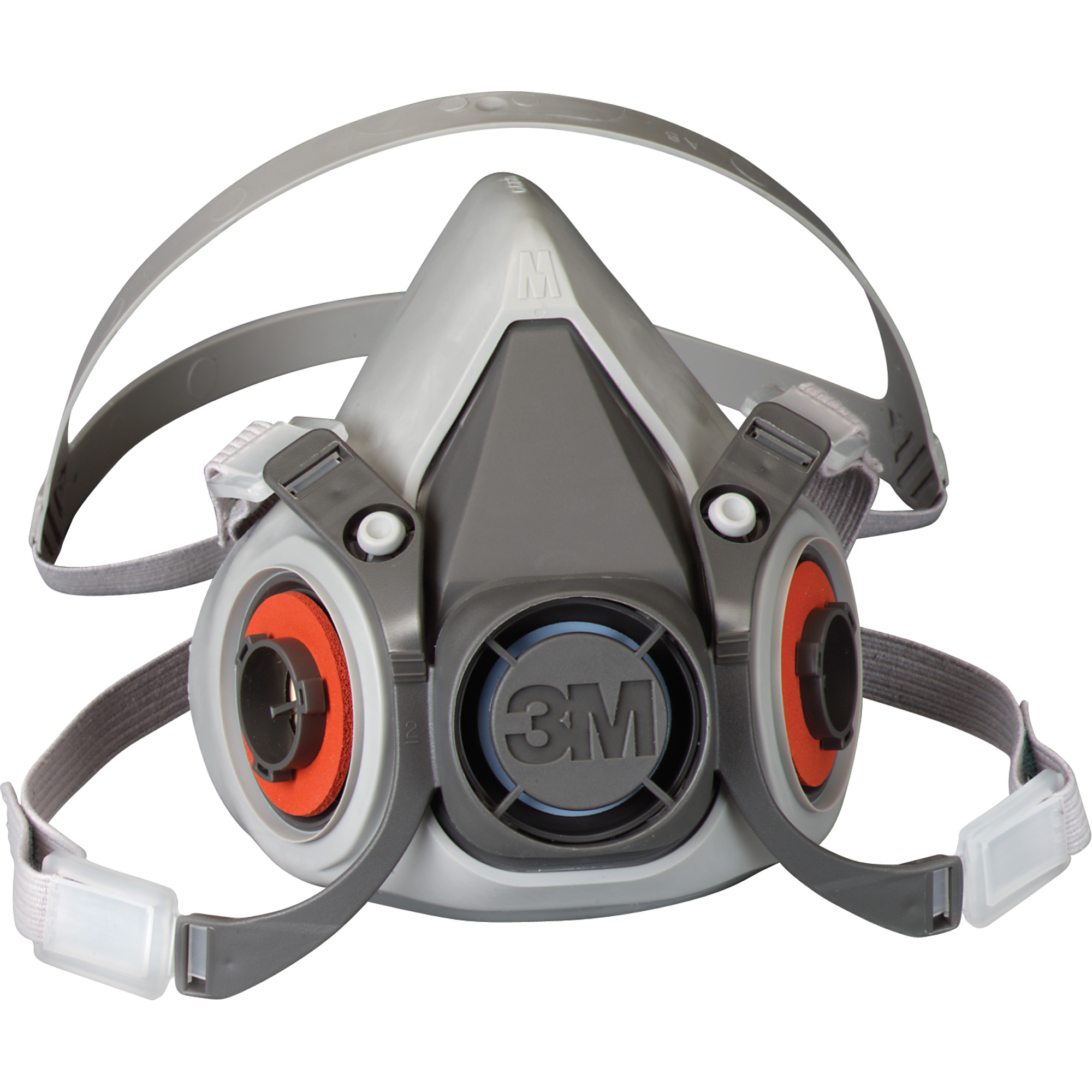 3M: 6000 Series Half Facepiece Reusable Respirator Mask (LARGE) 