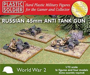 Plastic Soldier Company: 1/72 Russian: 45mm Anti Tank Gun 