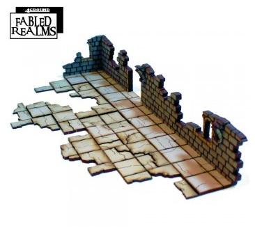 4Ground Miniatures: 28mm Fabled Realms: Daldorr Corner Ruins 1 