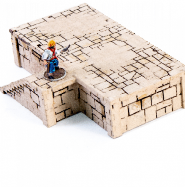 4Ground Miniatures: 28mm Ports Of Plunder: Short Dock with Stairs #2 