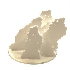 4Ground Miniatures: Tokens & Templates: 4 Diameter Smoke Markers (White) 