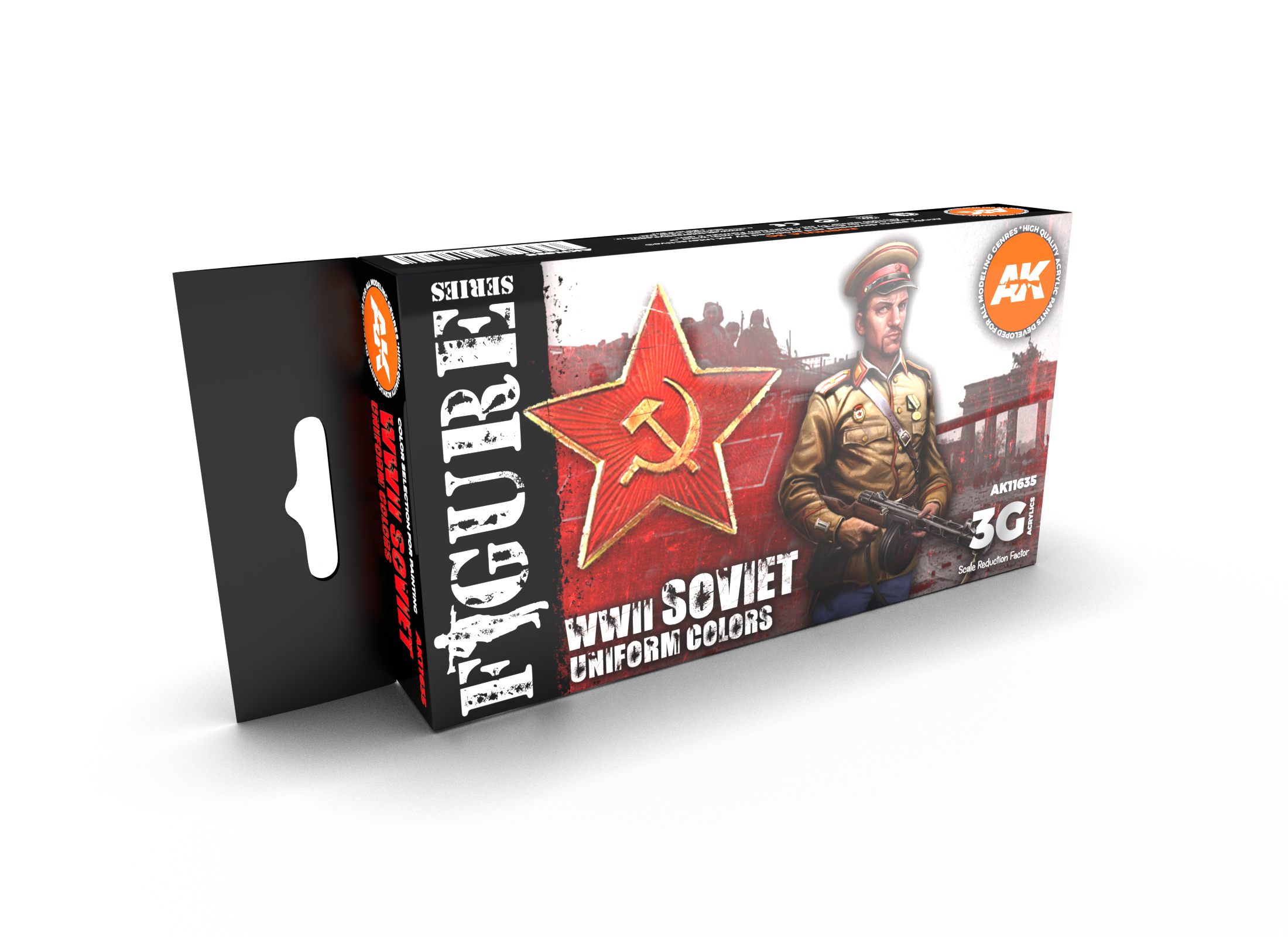 AK-Interactive 3G Figure Series: Soviet WWII Uniform Colors 
