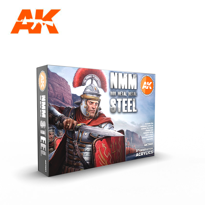 AK-Interactive 3G Series: Non Metallic Metal - Steel Set 