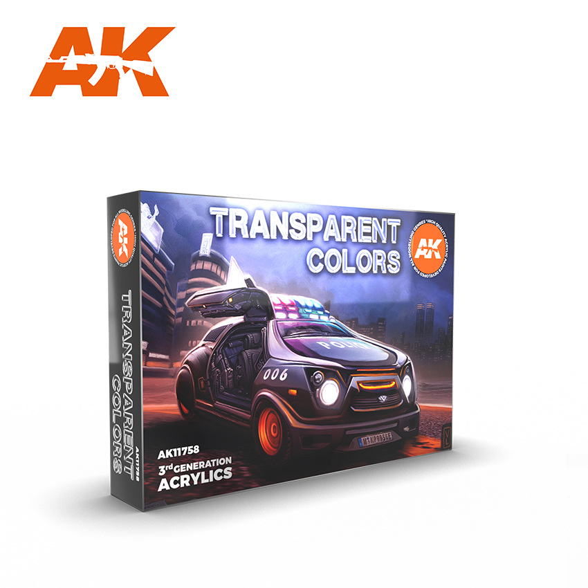 AK-Interactive 3G Series: Transparent Colors Set 