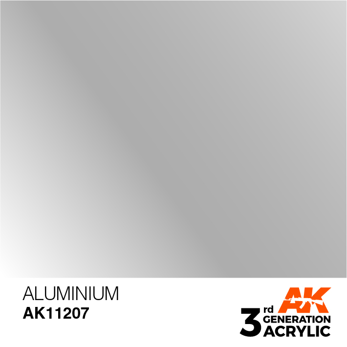 AK-Interactive 3rd Gen Paints: Aluminium 