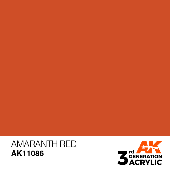 AK-Interactive 3rd Gen Paints: Amaranth Red 