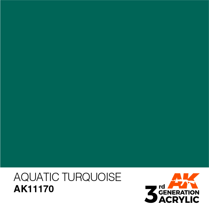 AK-Interactive 3rd Gen Paints: Aquatic Turquoise 