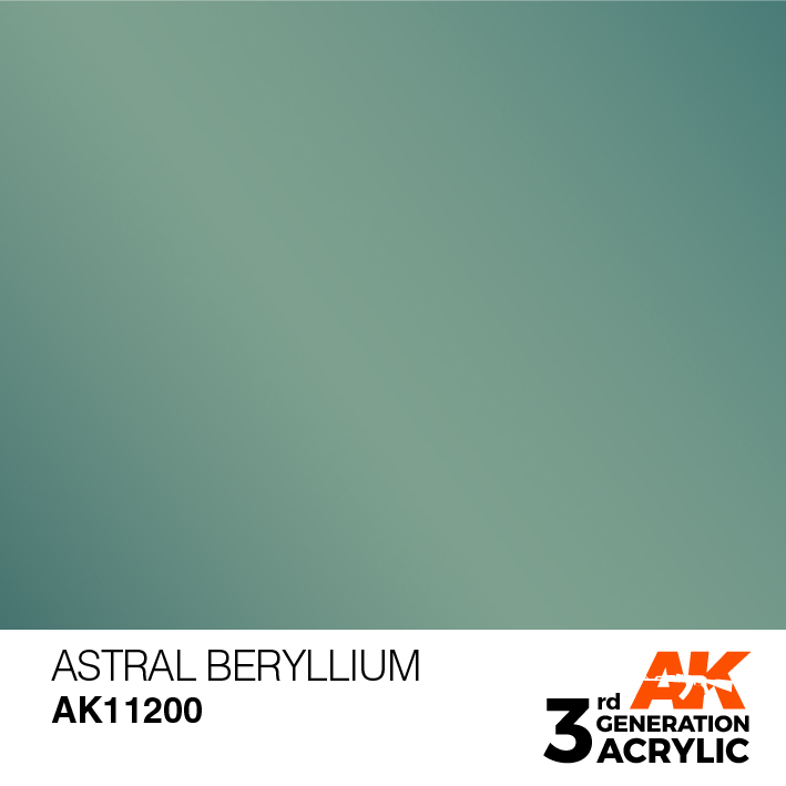 AK-Interactive 3rd Gen Paints: Astral Beryllium 