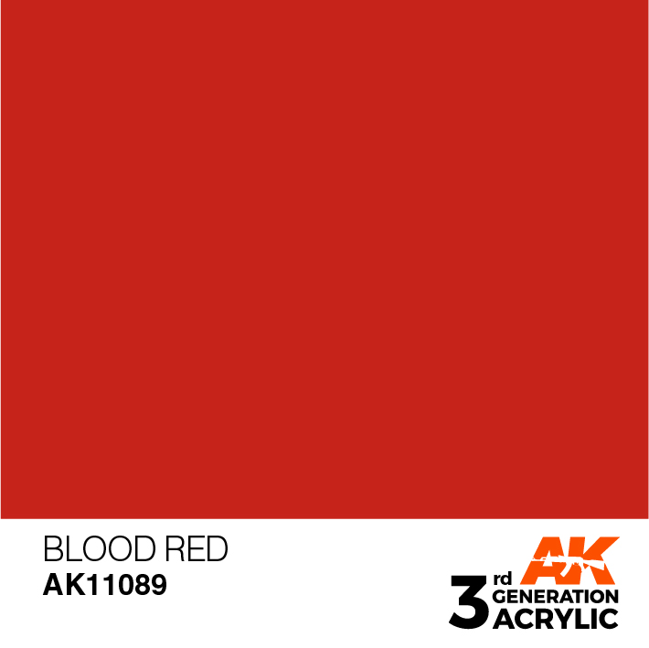 AK-Interactive 3rd Gen Paints: Blood Red 