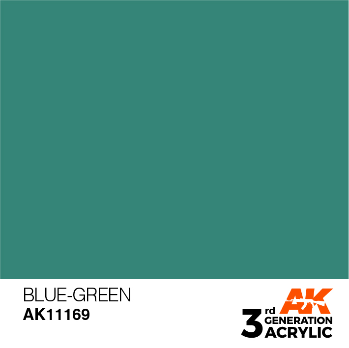AK-Interactive 3rd Gen Paints: Blue-Green 