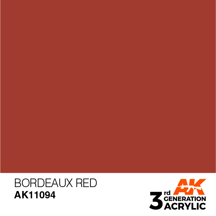 AK-Interactive 3rd Gen Paints: Bordeaux Red 
