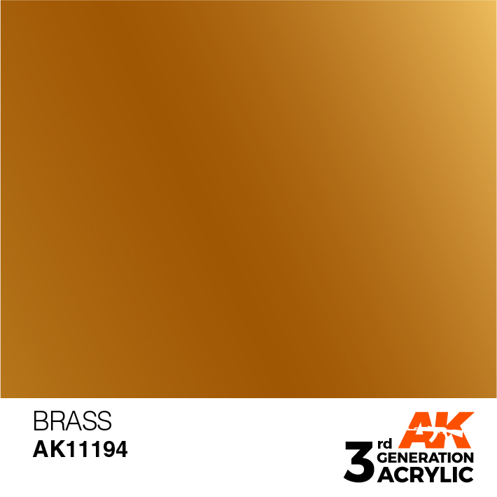 AK-Interactive 3rd Gen Paints: Brass 