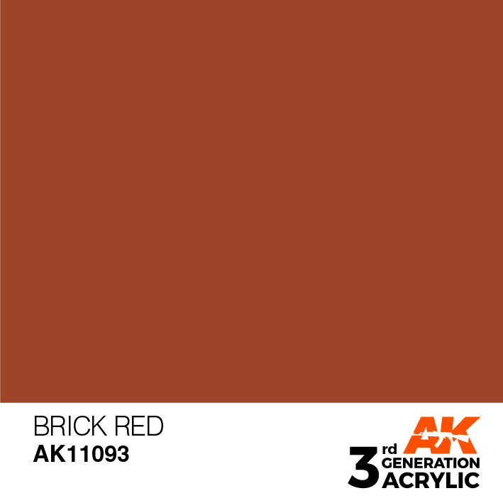 AK-Interactive 3rd Gen Paints: Brick Red 