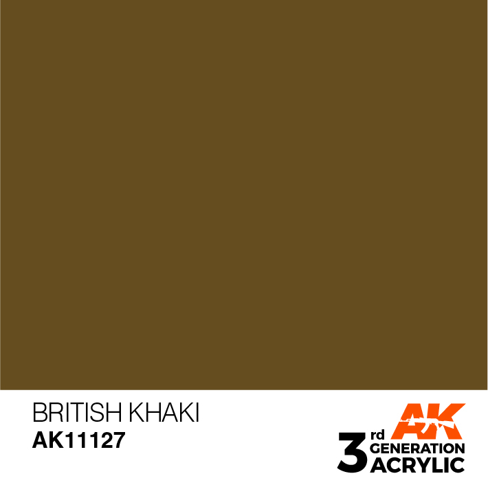 AK-Interactive 3rd Gen Paints: British Khaki 