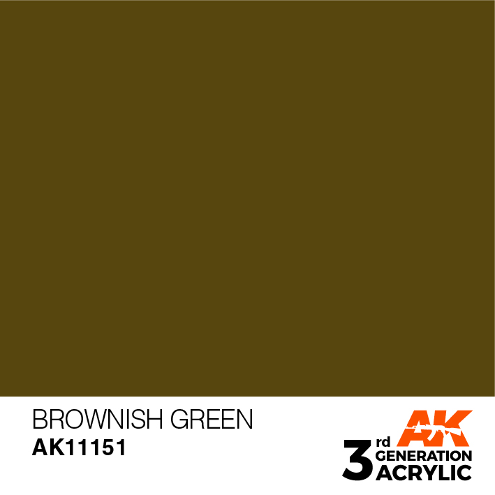 AK-Interactive 3rd Gen Paints: Brownish Green 