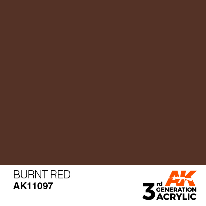 AK-Interactive 3rd Gen Paints: Burnt Red 