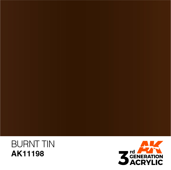 AK-Interactive 3rd Gen Paints: Burnt Tin 