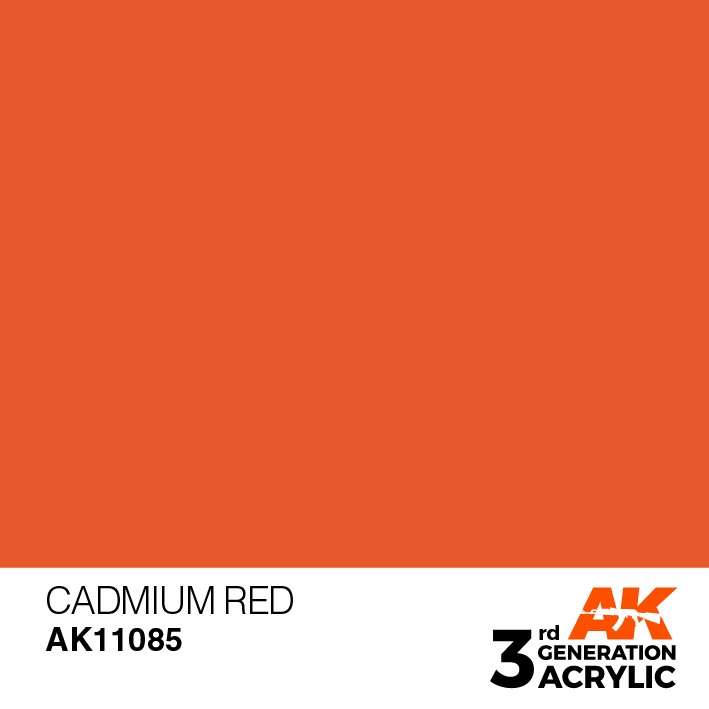 AK-Interactive 3rd Gen Paints: Cadmium Red 