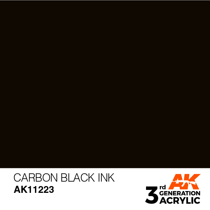 AK-Interactive 3rd Gen Paints: Carbon Black Ink 