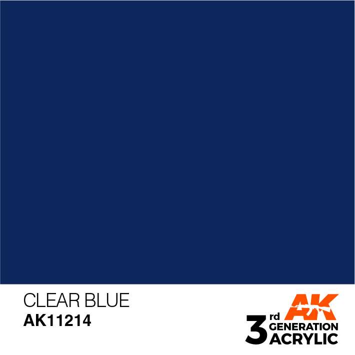 AK-Interactive 3rd Gen Paints: Clear Blue 