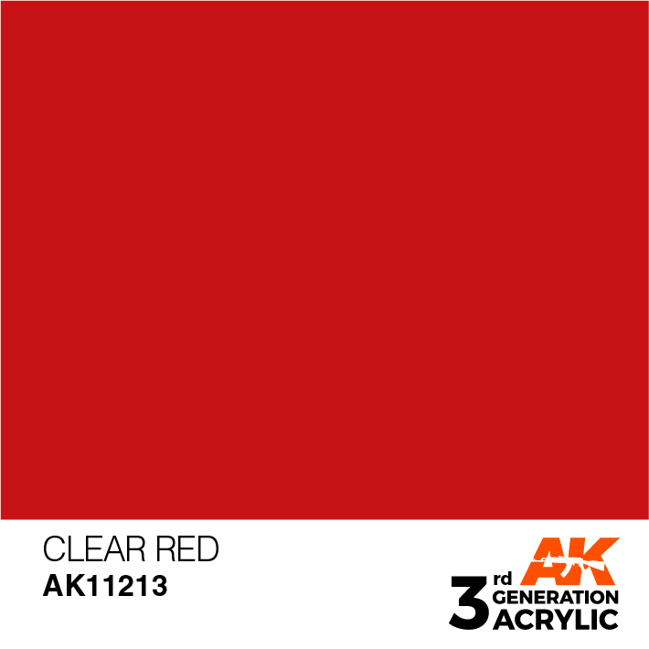 AK-Interactive 3rd Gen Paints: Clear Red 