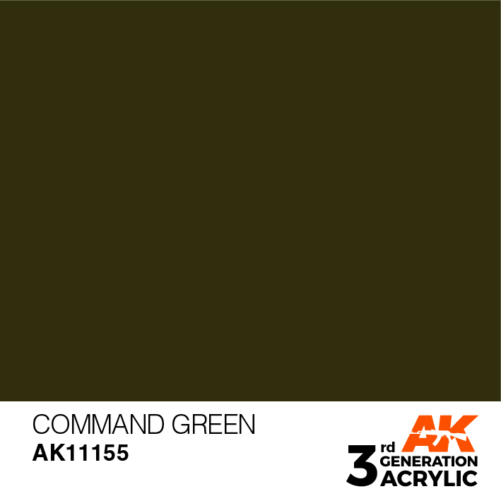 AK-Interactive 3rd Gen Paints: Command Green 