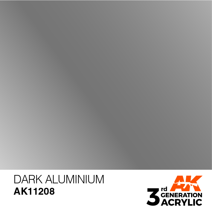 AK-Interactive 3rd Gen Paints: Dark Aluminium 