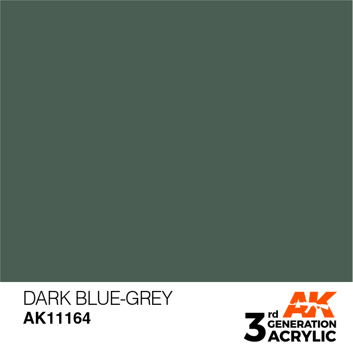 AK-Interactive 3rd Gen Paints: Dark Blue-Grey 