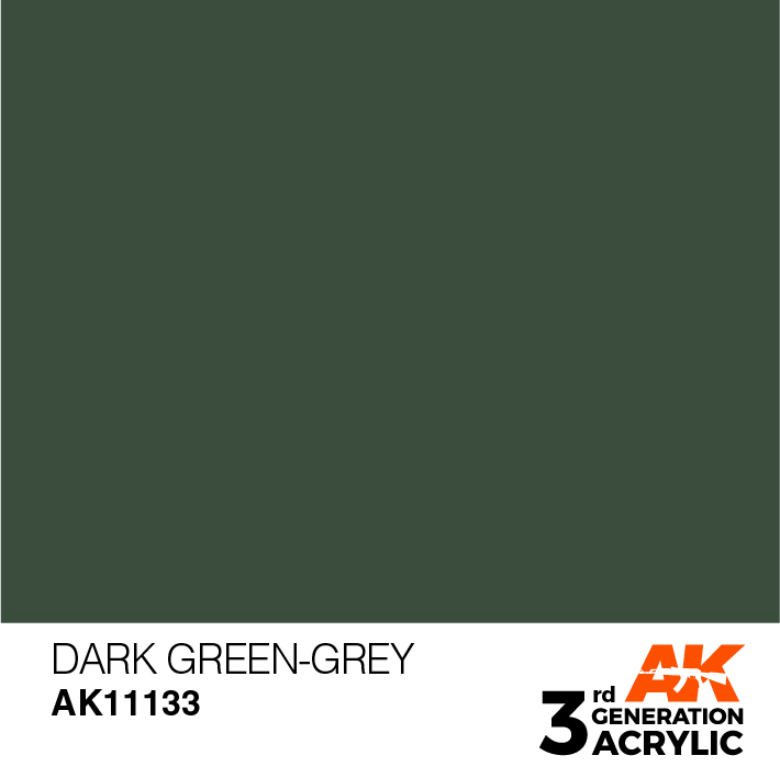 AK-Interactive 3rd Gen Paints: Dark Green-Grey 