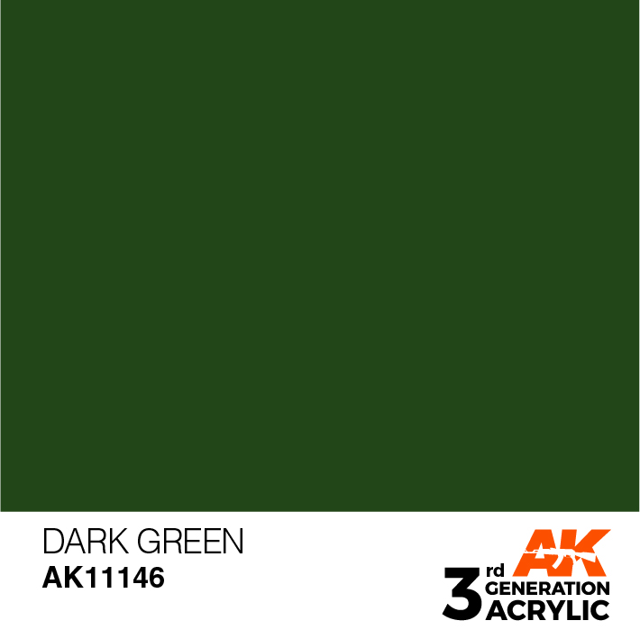 AK-Interactive 3rd Gen Paints: Dark Green 