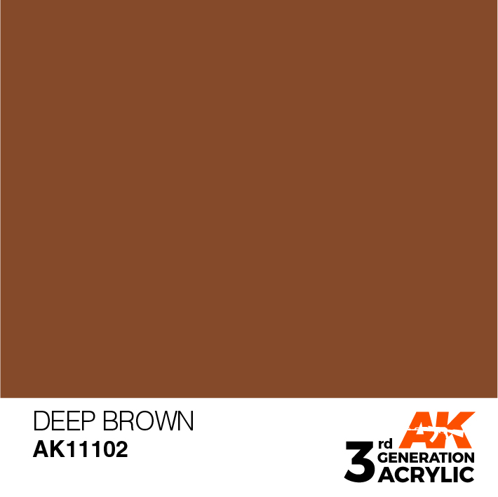 AK-Interactive 3rd Gen Paints: Deep Brown 