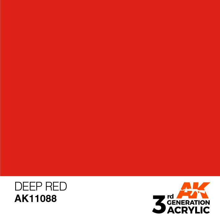 AK-Interactive 3rd Gen Paints: Deep Red 