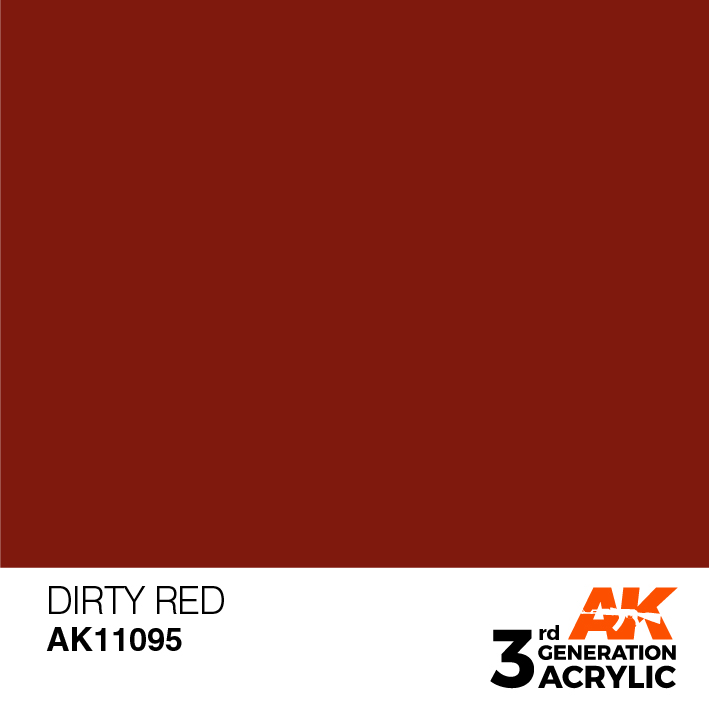 AK-Interactive 3rd Gen Paints: Dirty Red 