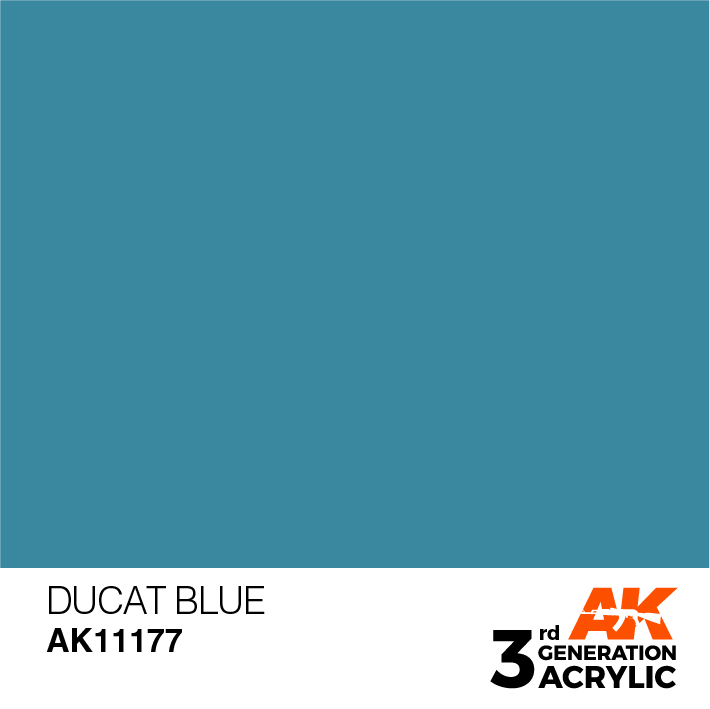 AK-Interactive 3rd Gen Paints: Ducat Blue 