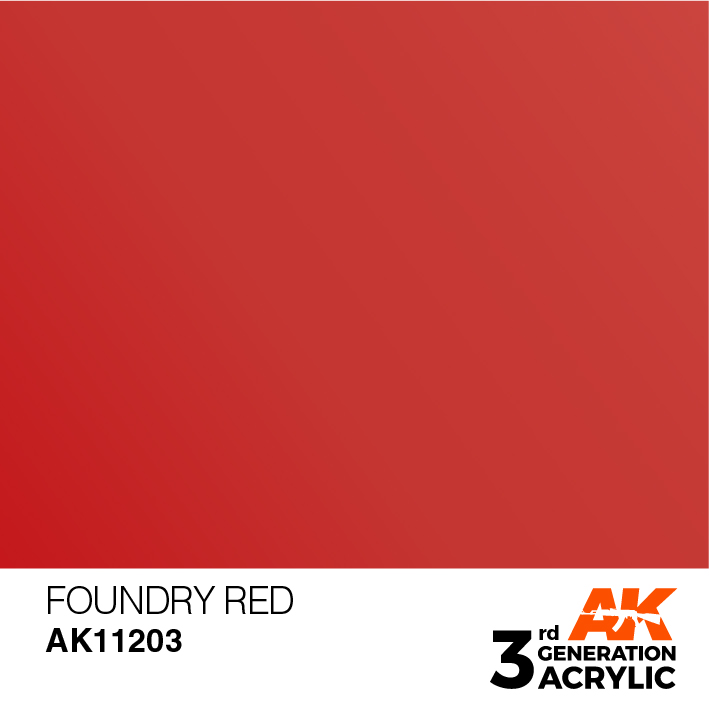 AK-Interactive 3rd Gen Paints: Foundry Red 