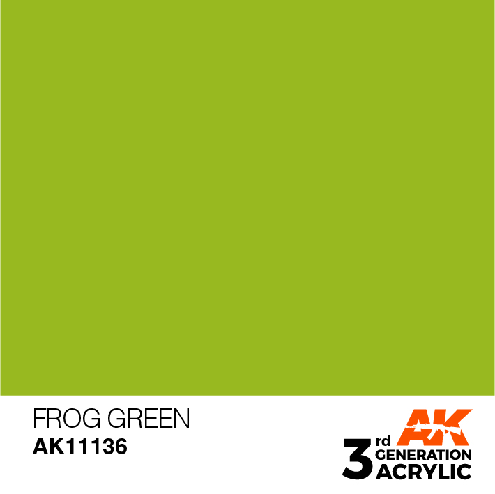 AK-Interactive 3rd Gen Paints: Frog Green 