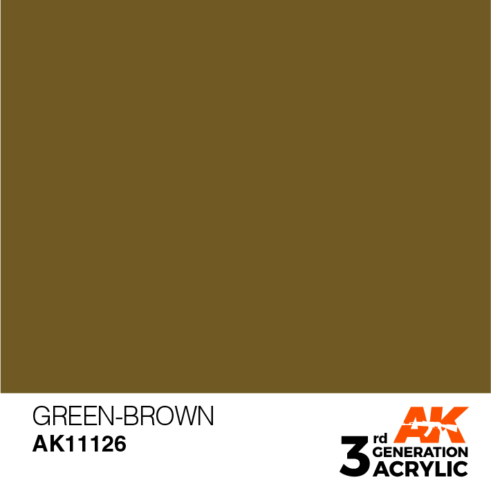 AK-Interactive 3rd Gen Paints: Green-Brown 