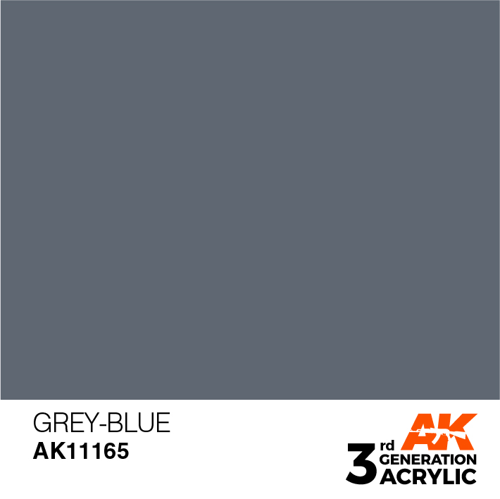 AK-Interactive 3rd Gen Paints: Grey-Blue 