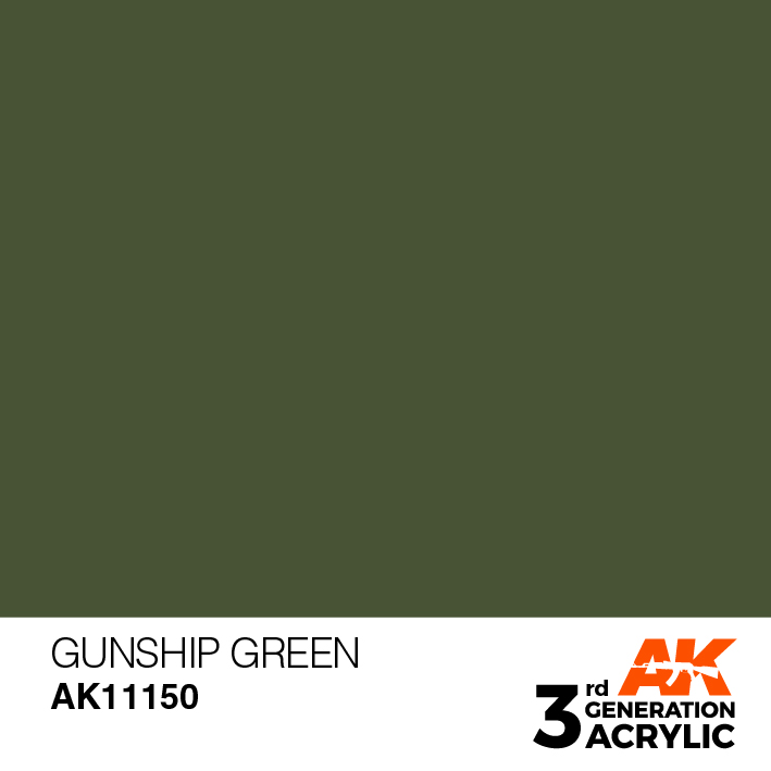 AK-Interactive 3rd Gen Paints: Gunship Green 