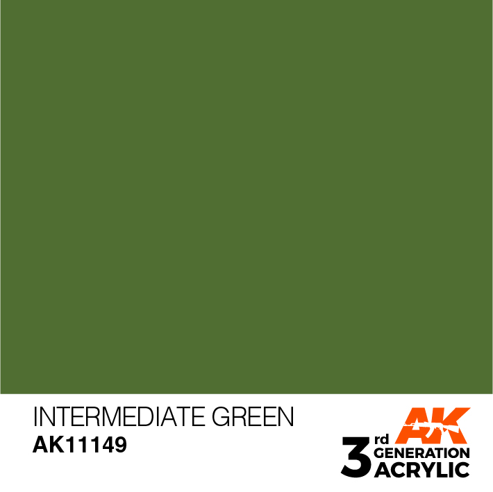 AK-Interactive 3rd Gen Paints: Intermediate Green 