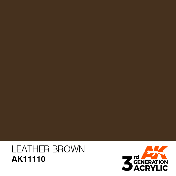 AK-Interactive 3rd Gen Paints: Leather Brown 