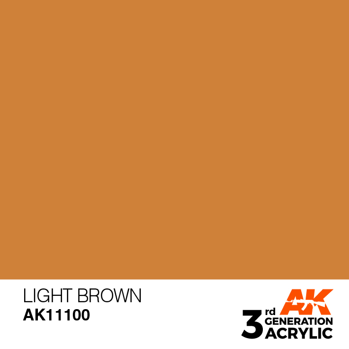 AK-Interactive 3rd Gen Paints: Light Brown 